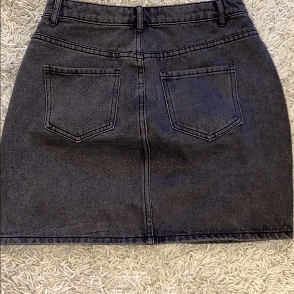 missguided dark wash mini skirt - Picture 2 of 2